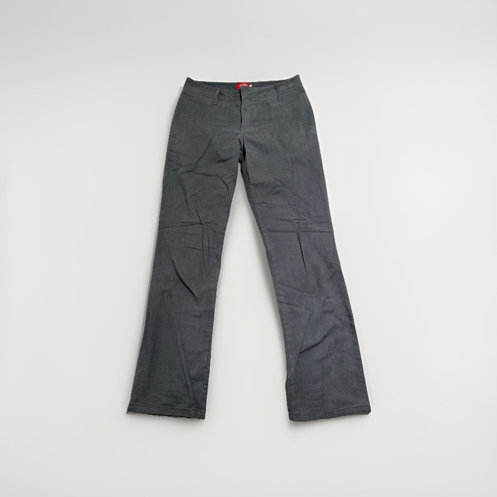 dickies blue/grey slacks pants, zip fly, women's size 5